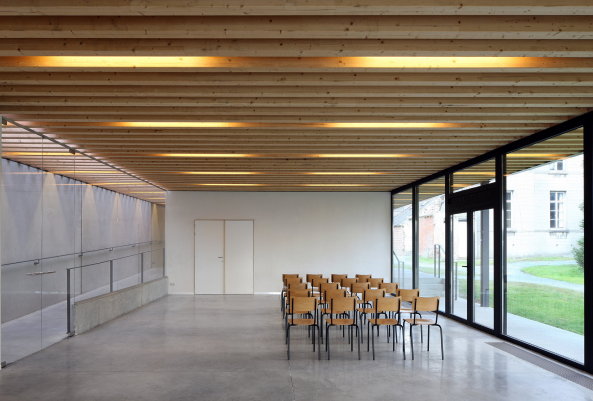 Belgien, Denkmal, Presbyterium, Konversion, walled-garden, Van Noten, De Kort Van Schaik, Gemeindezentrum, Beton, Sichtbeton