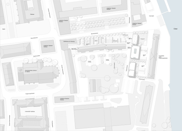 Museum, Kleist-Museum, Neubau, Lehmann Architekten, Frankfurt Oder, Natursteinfassade, Naturstein, Erweiterung, Literatur, Wilhelmine, Offenburg, Berlin, Wachenzeller Dolomit, Kubus, nat�rlich, Anastasia Hermann, Garnisonsschule
