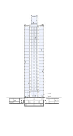 Dsseldorf, Dreischeibenhaus, Sanierung, Renovierung, reorganization, HPP-Architeckten, Thyssen-Hochhaus, Broturm, Glas, glass, Hochhaus, high-rise building