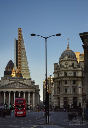 Rogers Stirk Harbour + Partners, Hochhaus, London Stahl, Glas, the Leadenhall, 14. Stock, Neubau, cheesegrater, Building, Arup,  Richard Rogers, courtesy of British Land and Oxford Properties