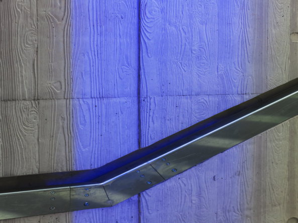 Luxembourg, Luxemburg, Freeport, Flughafen, Beton, Infrastruktur, Atelier d'Architecture 3BM3, 3BM3, Neubau, Beleuchtung, concrete, Glas, glass, Kunst am Bau, Kunst, Fassade, facade