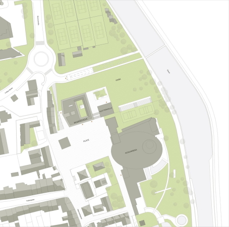 Brixen, Bressanone, Musikschule, Neubau, Carlana Mezzalira Pentimalli, Padova/Treviso, Caramel Architekten, Hinrichs Wilkening Architekten, EM2 Architekten, Vierzueins, CeZ Calderan Zanovelli, Tomas Ghisellini, Aires Mateus, Naturstein, Platzgestaltung, kubisch, cubic, stone fassade, Blserkapelle, brass band, Brgerkapelle,