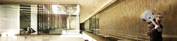 Brixen, Bressanone, Musikschule, Neubau, Carlana Mezzalira Pentimalli, Padova/Treviso, Caramel Architekten, Hinrichs Wilkening Architekten, EM2 Architekten, Vierzueins, CeZ Calderan Zanovelli, Tomas Ghisellini, Aires Mateus, Naturstein, Platzgestaltung, kubisch, cubic, stone fassade, Blserkapelle, brass band, Brgerkapelle,