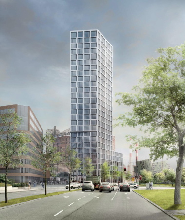 MVRDV, Guglgasse 2, Gasometer, Hochhaus, Wien, Vienna, Highrise, skyscraper,  BAI Bautrger Austria Immobilien, Wettbewerb, competition, Nieto Sobejano, Feichtinger, KCAP, Perrault, Delugan Meissl, Perovic BEVK, Pichler, Burkard Meyer