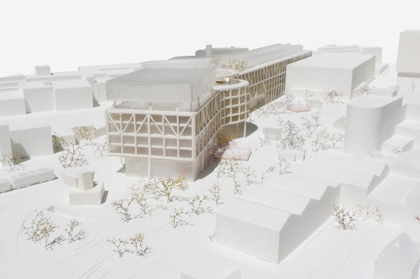 Schweiz, HHF, Architekten, Multifunktional, Parkhaus, Beton, Spirale, spiralen, dreispitzregion, dreispitz, basel, Mnchenstein, dreispitzareal, Verkehr, infrastruktur, mischnutzung, gemischte nutzung, 2014, wettbewerb, parking & more