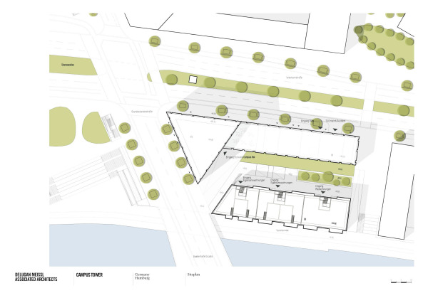 Hafencity, Hamburg, Campustower, Wettbewerb, Entscheidung, Preistrger, Delugan Meissl, E2A, TRU, eins, sop, Eike Becker, Baakenhafen, Nutzungsmischung, Lohsepark, Brogebude, Wohnen, Wohngebude, housing, office, Gastronomie, Einzelhandel, Hafencity Universitt, Wasser, Hafen, port, Elbphilharmonie, Elbarkaden, Kaiserkai, Elbe, Startup, internationale Architekten, international architects,