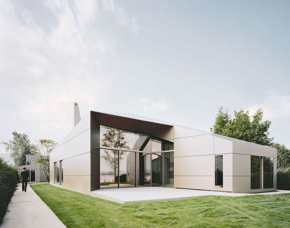 Villa, Wohnhaus, Fassade, fassade, Glas, glass, Fenster, window, Aluminium, aluminum