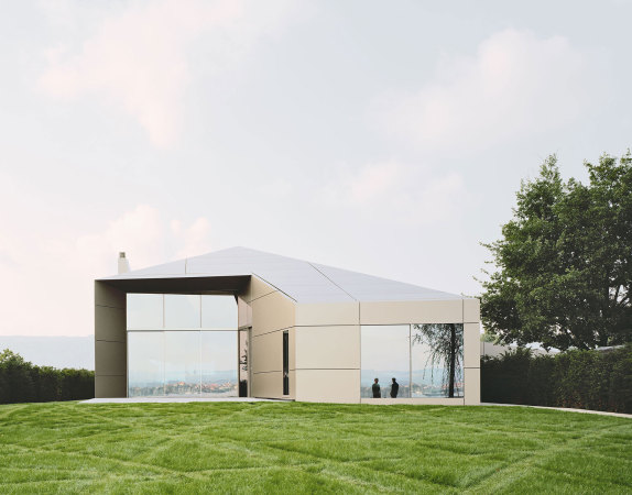 Villa, Wohnhaus, Fassade, fassade, Glas, glass, Fenster, window, Aluminium, aluminum