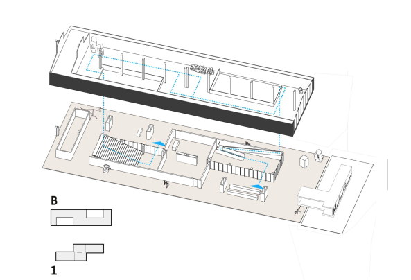 China, Shenzhen, Umbau, O-office Architecs, MJH Gallery, conversion, Leerstand, concrete, Beton, Stahl, steel, Gewerbebetrieb, Werkstatt, Pavilion, Pavillon, Industriebau, industrial relic, Galerie, gallery, Ausstellungshalle, exhibition hall, exhibition, Ausstellung, Doppeldach, Licht, Beleuchtung, light, Glas, glass, show room, Kunsthandel, art shop, multifunktional space