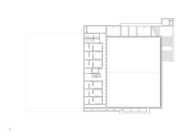 Beton, Martinsberg, Baden, Schweiz, Berufsschule, schule, berufsbildung, berufsbildend, weiterbauen, bestand, bauen im bestand, neubau, sporthalle, burkard meyer, 2006, sia, sia aargau, 2014, preis, pr�miert, 50er, 1950er, wohlfahrtsbau