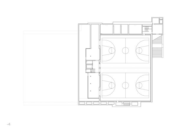 Beton, Martinsberg, Baden, Schweiz, Berufsschule, schule, berufsbildung, berufsbildend, weiterbauen, bestand, bauen im bestand, neubau, sporthalle, burkard meyer, 2006, sia, sia aargau, 2014, preis, pr�miert, 50er, 1950er, wohlfahrtsbau