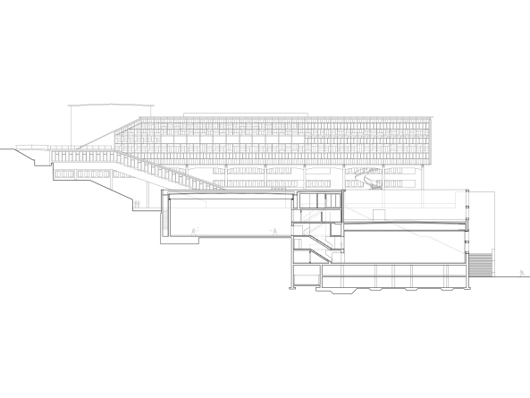 Beton, Martinsberg, Baden, Schweiz, Berufsschule, schule, berufsbildung, berufsbildend, weiterbauen, bestand, bauen im bestand, neubau, sporthalle, burkard meyer, 2006, sia, sia aargau, 2014, preis, pr�miert, 50er, 1950er, wohlfahrtsbau