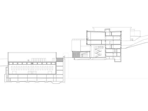 Beton, Martinsberg, Baden, Schweiz, Berufsschule, schule, berufsbildung, berufsbildend, weiterbauen, bestand, bauen im bestand, neubau, sporthalle, burkard meyer, 2006, sia, sia aargau, 2014, preis, pr�miert, 50er, 1950er, wohlfahrtsbau
