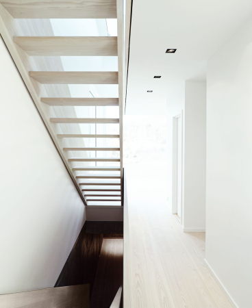 Oslo, Norwegen, Wothouse, Haus, Wohnhaus, NSW AS, Villa, Fassade, Holz, wood, Kubus, cubic, Licht, Beleuchtung, light, Fenster, window