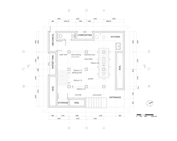 Garten, Gewchshau, Kengo Kuma, international, lixil, wettbewerb, nest we grow, nest, UC Barkeley, barkeley, Hsiu Wei Chang, Hsin-Yu Chen, Fenzheng Dong, Yan Xin Huang, Baxter Smith, Dana Buntrock, Mark Anderson, Takumi Saikawa, holz, holzverbindung, holzkonstruktion, selbstversorgung, china, taiwan, usa, transnational, pflanzen, japan, hokkaido