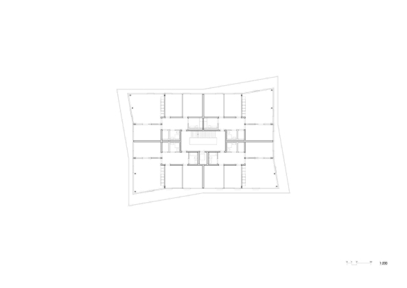 St-Sulpice, Schweiz, FHV, Fruehauf, Henry, Viladoms, Apartment, Haus, Wohnen, Wohnungsbau, Mehrfamilienhaus, Fassade, Beton, concrete, Glas, glass, Glasfassade, Balkon, Terrasse, Garage, Grn