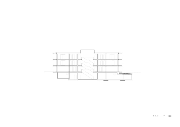 St-Sulpice, Schweiz, FHV, Fruehauf, Henry, Viladoms, Apartment, Haus, Wohnen, Wohnungsbau, Mehrfamilienhaus, Fassade, Beton, concrete, Glas, glass, Glasfassade, Balkon, Terrasse, Garage, Grn