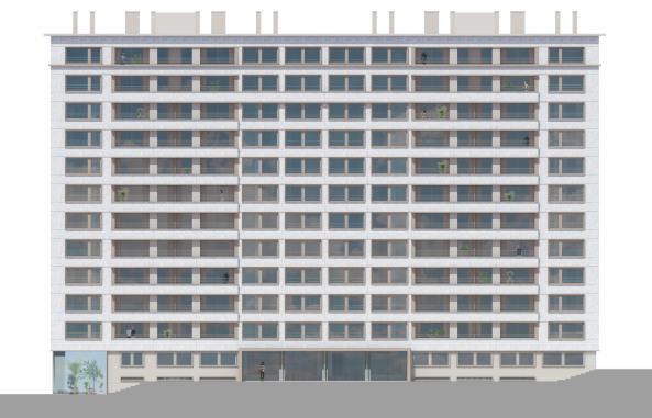Atelier Kempe Thill bauen Brsseler Apartmentblock um