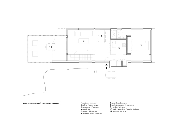 Kanada, quebec, montreal, naturehumaine, iknoe, archetyp, wald, berg, hang, wohnhaus, einfamilienhaus, Bolton Residence, Adrien Williams, David Dworkind, holz, beton, giebel