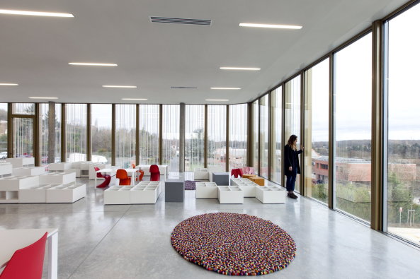 Paris, O-S, O-S architectes, Kulturzentrum, Kultur, Gold, niederlndisch, Frankreich, Rotterdam, Bibliothek, Neubau, Saint-Germain-ls-Arpajon, Arpajon, Saint Germain, Sden