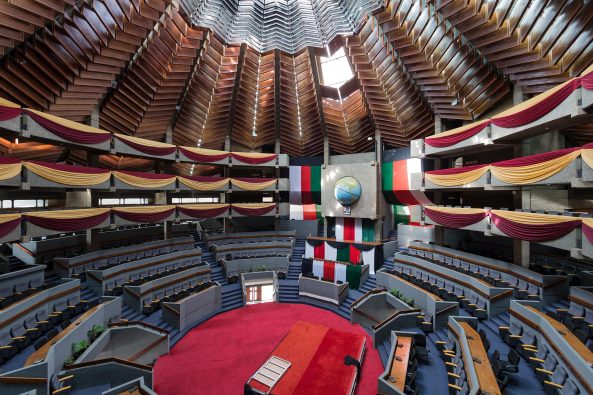 Kenyatta International Conference Centre in Nairobi (Kenia) von Karl Henrik Nostvik, 1967-73