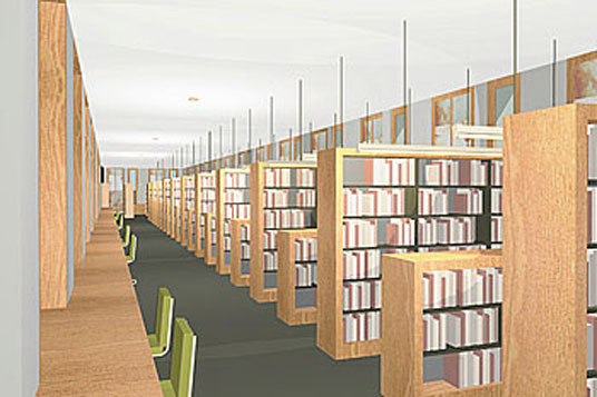 Grundsteinlegung fr Bibliothek an der HTW Dresden