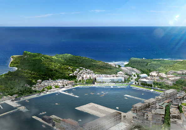 Taiwan, china, foster, partners, meilenstein, landmark, wahrzeichen, meeresmuseum, auarium, neubau, baubeginn, marine, museum, keelung, taipei, Hafen, hafenstadt