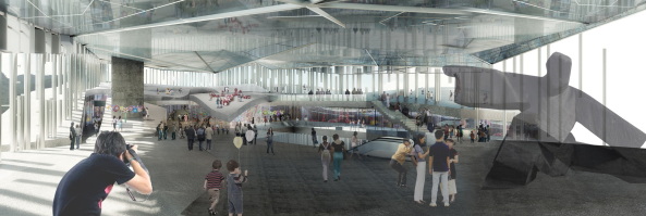 Museum, Taipeh, Schilf, Kunst, Kunstmuseum, New Taipei City Museum, Ricky Liu, Jean-loup Baldacci, Kris Yao, Taiwan, reed, Neubau, Wettbewerb, Ebenen, Beton, Landschaft, Integration, Asien, China,