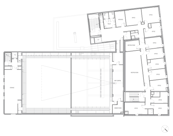 Bthune, Drama, Theater, Fassade, Manuelle Gautrand, Bestand, Erweiterung, Neubau, Schwarz, Philippe Ruaul, Agathe Alexis, Alain Barsacq, Paneele, Rot, Boulevard Victor Hugo, berformung, red facade, black, theatre, extension, new building