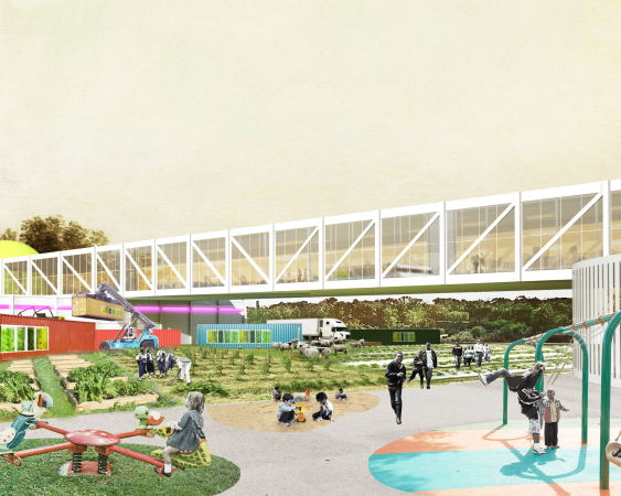 OMA, Louisville, Architektur, Industriebau, America, Amerika, Food Hub, Nahrungsmittelindustrie, Foodies, lokaler Versorger, USA, National Tobacco Company, Karotten, Gem�se, West Louisville Food Port, masterplan, Shohei Shigematsu, Bauern, Farmer,