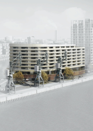 Hafencity; Hamburg; Stdtebau; Ensemble; Strandkai; Baumschlager Eberle; leonwohlhage; Ingenhoven architects; Hadi Teherani; be Hamburg; Wohnungsbau;