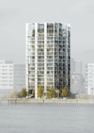 Hafencity; Hamburg; Stdtebau; Ensemble; Strandkai; Baumschlager Eberle; leonwohlhage; Ingenhoven architects; Hadi Teherani; be Hamburg; Wohnungsbau;
