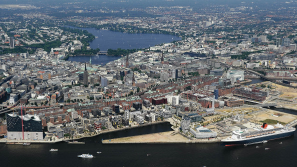 Hafencity; Hamburg; Städtebau; Ensemble; Strandkai; Baumschlager Eberle; leonwohlhage; Ingenhoven architects; Hadi Teherani; be Hamburg; Wohnungsbau