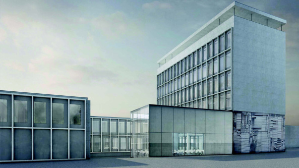 kadawittfeldarchitektur, Bischfliches Generavikariat, Aachen, Wettbewerb, competition, Bistum Aachen, Sanierung, Domviertel, Dom, Kirche, Evangelische Kirche, Umbau, Umgestaltung, Sanierung, Erweiterung, church, protestant church, Germany, bishop, expansion, renovation, Klosterplatz