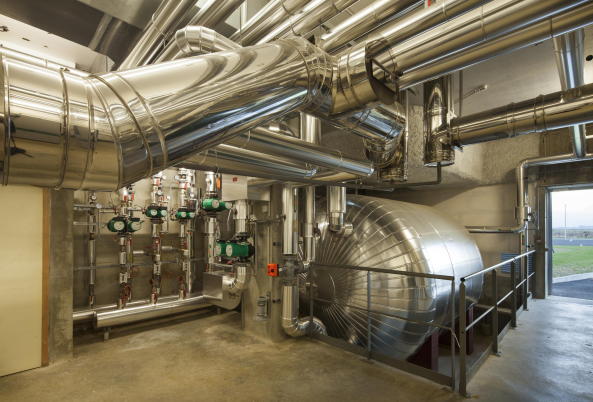 Michel Rmon, HELIOS, National Solar Energy Institute, Chambry, INES, Frdric Nicolas, Frankreich, France, Dachkonstruktion, gefaltetes Dach, Dach, roof, Technik, Fassade, facade, Glas, glass, Holz, wood, Beton, concrete, Atrium, Licht, light, Technologiepark, Energie, energy