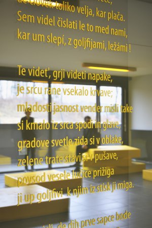 Slowenien, Ljubljana, Brick Neighbourhood, Slovenia, dekleva gregorič architects, housing, Wohnungsbau, Wohnen, Wohnung, Backstein, Ziegelstein, brick, Farbe, Fassade, Gelb, yellow, Balkon, balcony, facade, colour, flat, soziale Interaktion, Gemeinschaftsraum, communal space