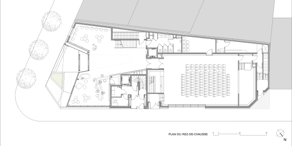 Paris, LAPS Architecture, MAB Arquitectura, Ville de Paris, 2014, 72 avenue Felix Faure, Patronage Laque, Neubau, PVC Stegplatten, Beton, concrete, Fertigstellung, Demokratie, Meinungsfreiheit, 15me arrondissement, Wohnhaus, Wohnungen, Apartments, Glass, Glas, Licht, Kinderheim, Hrsaal, Seminarrume, rue Tisserand, Moderne, Milchglas, Laterna Magica, Aufklrung, Laizismus, 15. arrondissement