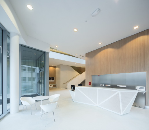 Paris, LAPS Architecture, MAB Arquitectura, Ville de Paris, 2014, 72 avenue Felix Faure, Patronage La�que, Neubau, PVC Stegplatten, Beton, concrete, Fertigstellung, Demokratie, Meinungsfreiheit, 15�me arrondissement, Wohnhaus, Wohnungen, Apartments, Glass, Glas, Licht, Kinderheim, H�rsaal, Seminarr�ume, rue Tisserand, Moderne, Milchglas, Laterna Magica, Aufkl�rung, Laizismus, 15. arrondissement