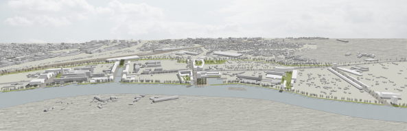 AIV-Schinkel-Wettbewerb, Wettbewerb, Wettbewerbsergebnisse, Preis, Preistrger, Schinkelpreis, Berlin, Preisverleihung, Entwurf, Ausstellung, Architekten- und Ingenieur-Verein, Lichtenberg, Industrie, Gewerbe, Stadtplanung, Wohnviertel, Quartiersplanung, Landschaftsplanung