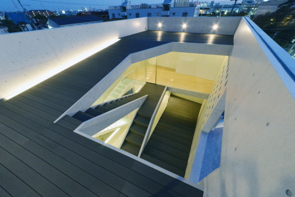 Beton, Glas, Minimalismus, minimalism, Japan, Shigero Fuse, Wohnhaus, house, Tsutsumino, Tsudanuma, concrete