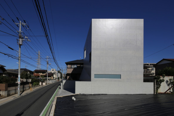 Beton, Glas, Minimalismus, minimalism, Japan, Shigero Fuse, Wohnhaus, house, Tsutsumino, Tsudanuma, concrete