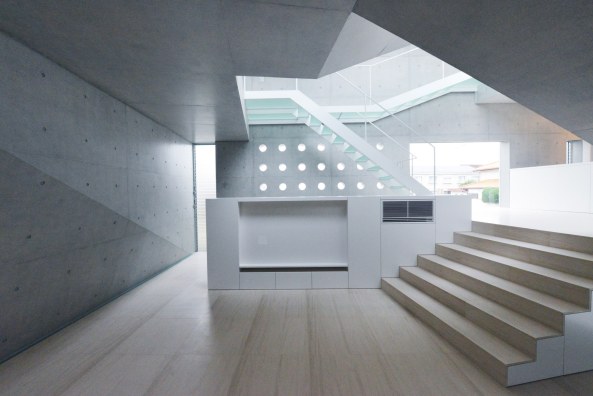 Beton, Glas, Minimalismus, minimalism, Japan, Shigero Fuse, Wohnhaus, house, Tsutsumino, Tsudanuma, concrete