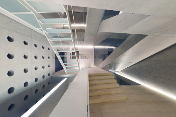 Beton, Glas, Minimalismus, minimalism, Japan, Shigero Fuse, Wohnhaus, house, Tsutsumino, Tsudanuma, concrete