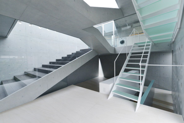 Beton, Glas, Minimalismus, minimalism, Japan, Shigero Fuse, Wohnhaus, house, Tsutsumino, Tsudanuma, concrete