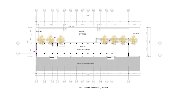Gu Yunduan, Stadion, Neubau, Beton, kantig, Dogma, Hardcore, Sport Beijing, Peking, Interval Architects, 1/2 Stadium, Half Stadium, Interval Architects, refurbishment, renovation, school, sport, sports center, stadium, Sportlich, Laufbahn, Tischtennis