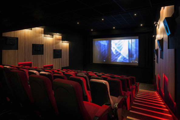 Rye, East Sussex, Kino, cinema, Jonathan Dunn Architects, England, Grobritannien, Nordirland, Wohnanlage, John Fletcher, housing project, Denkmalpflege, conservation, reuse, Umnutzung, Hgel, slope, Dachkonstruktion, Dach, roof, Erweiterung, extension, Holz, wood, red cedar, Zedernholz, Eichenholz, Fassade, facade, Akustik, acoustic, Theater, Ballett, Oper, Sport