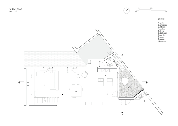 UV house, house, Haus, Wohnen, Wohnung, OASI architects, Umbau, conversion, urban villa, Beton, concrete, Backstein, brick