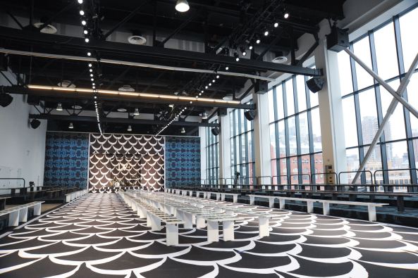 AA Studio, New York, USA, Spring Studio, fashion, Mode, Kino, cinema, Galerie, office, Bro, Tribeca, greenroom, Fassade, facade, Event, Restaurant, Caf, Industrie, Stahl, steel, Glas, Beton, concrete, glass, Holz, wood flooring, conversion, Studio, Schwarz, brick, Backstein, Fenster, window, Treppe, staircase, Terrasse, terrace