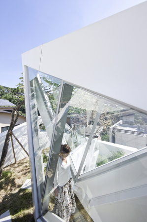 Blooming House, HWA Hun, Korea, Seoul, Fassade, facade, Wohnen, housing, hill, Hgel, Natur, Garten, Aluminium, Beton, concrete