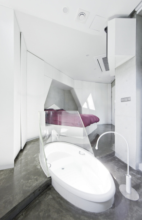 Blooming House, HWA Hun, Korea, Seoul, Fassade, facade, Wohnen, housing, hill, Hgel, Natur, Garten, Aluminium, Beton, concrete